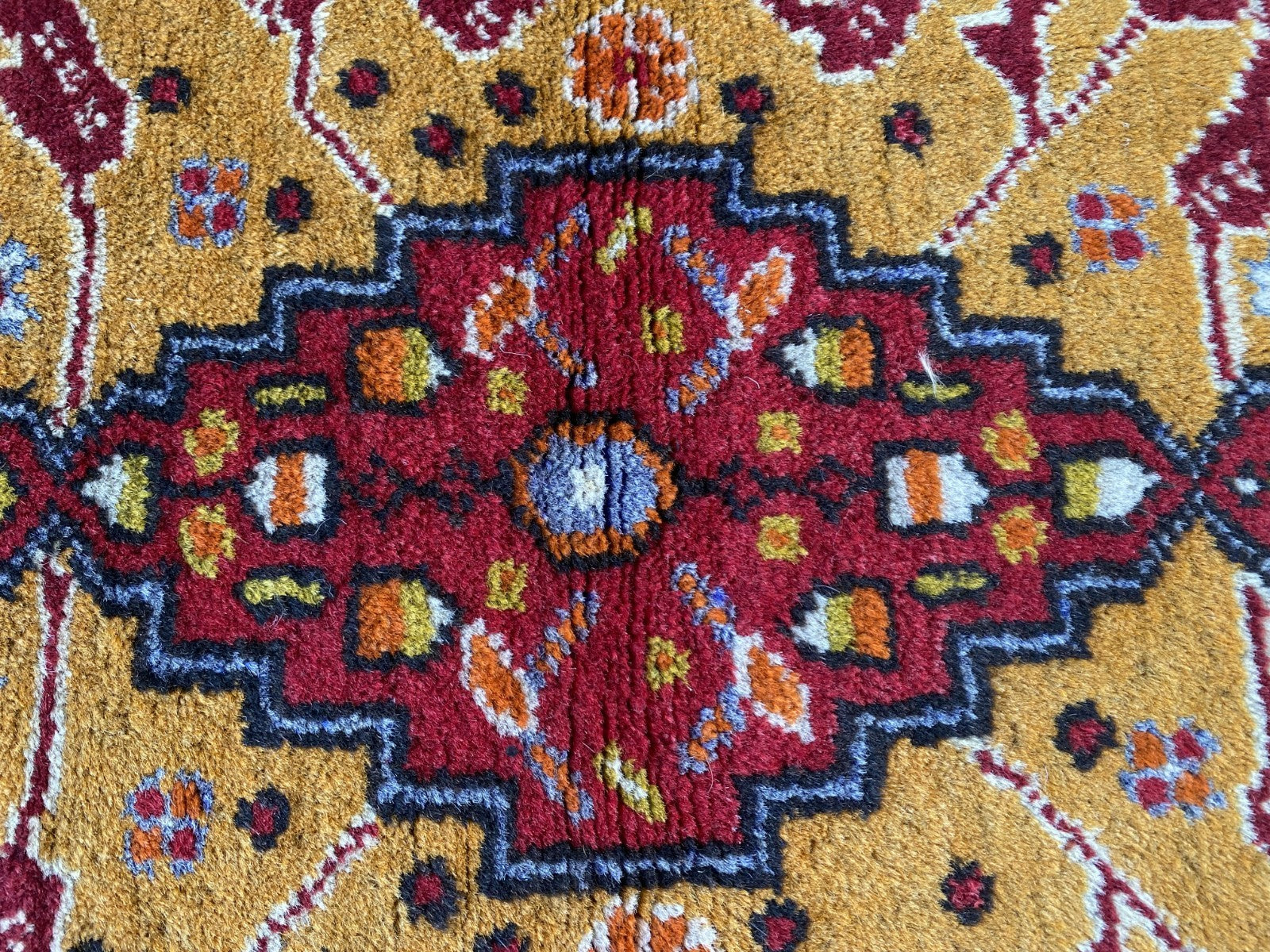 Vintage Turkish Runner Rug | 3.2 x 7.0 ft | Traditional Geometric Runner