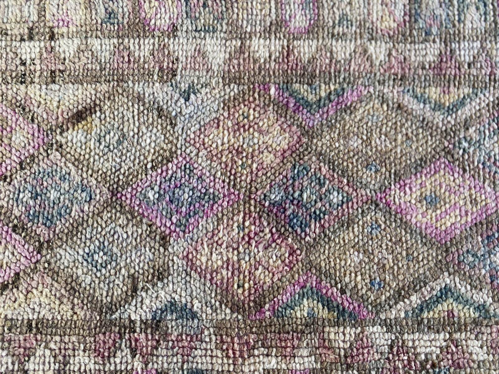 Vintage Herki Rug | Tribal Handmade Turkish Wool Farmhouse Antique Kurdish Rug