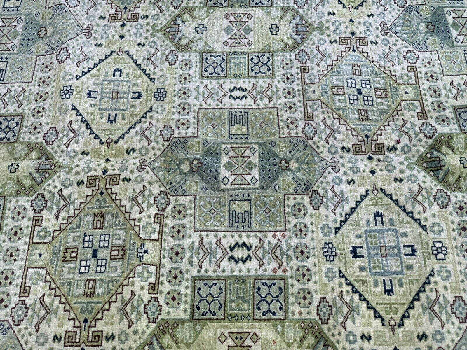 Vintage Turkish Anatolian Area Rug - Handmade 1960s | Rare Oushak Tribal Carpet