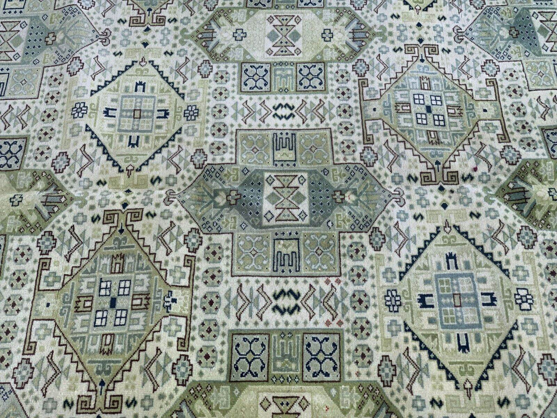 Vintage Turkish Anatolian Area Rug - Handmade 1960s | Rare Oushak Tribal Carpet