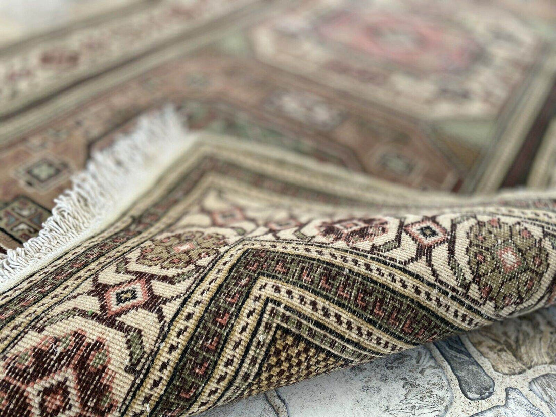 Geometric Turkish Vintage Rug, Vintage Anatolian Kazakh Motif Village Rug 3x6 ft