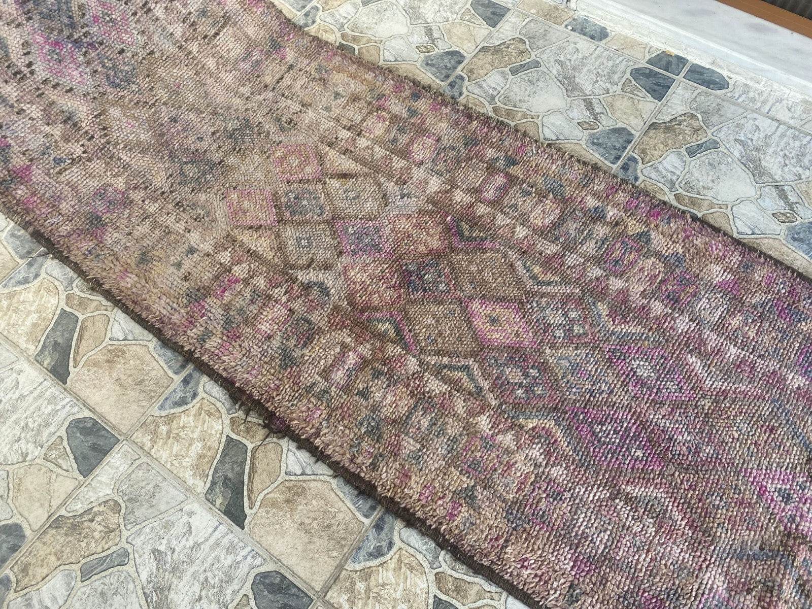 Vintage Herki Rug | Tribal Handmade Turkish Wool Farmhouse Antique Kurdish Rug