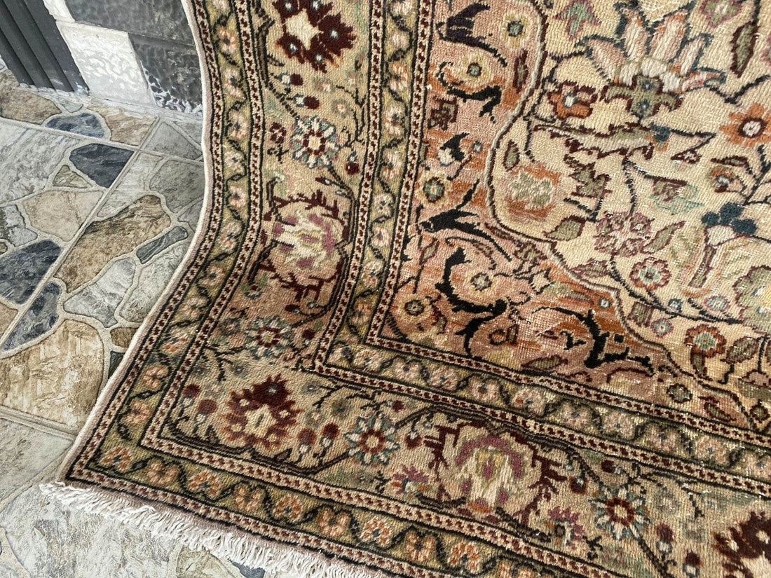 Handmade Turkish Vintage Area Rug, 1970s Antique Wool Tribal Farmhouse Carpet