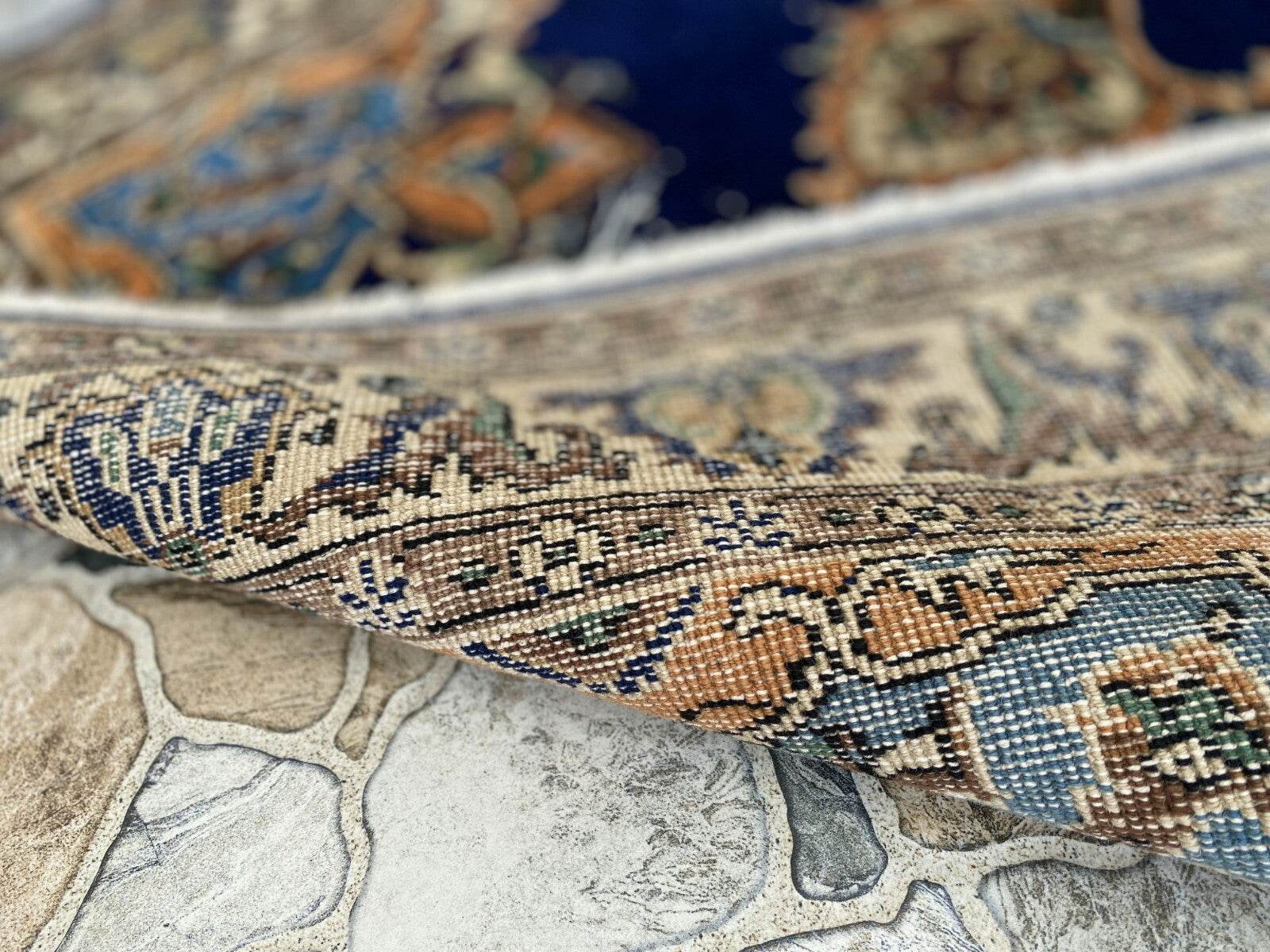 Vintage Turkish Oushak Rug, 4 x 7 ft Handmade Wool Antique Tribal Area Wool Rug