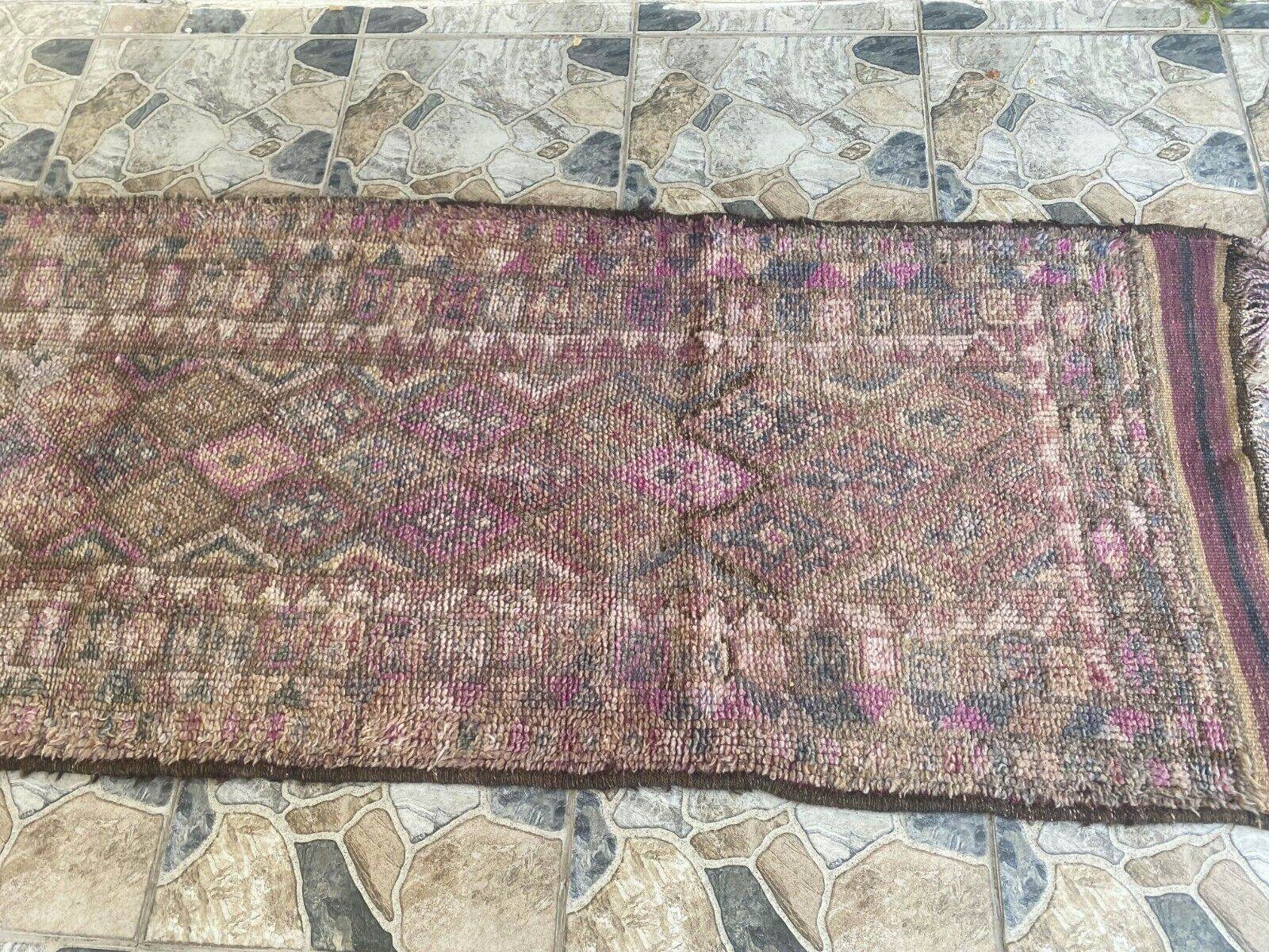 Vintage Herki Rug | Tribal Handmade Turkish Wool Farmhouse Antique Kurdish Rug