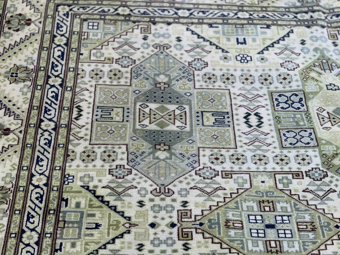 Vintage Turkish Anatolian Area Rug - Handmade 1960s | Rare Oushak Tribal Carpet