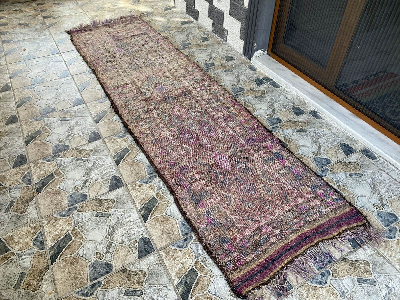 Vintage Herki Rug | Tribal Handmade Turkish Wool Farmhouse Antique Kurdish Rug