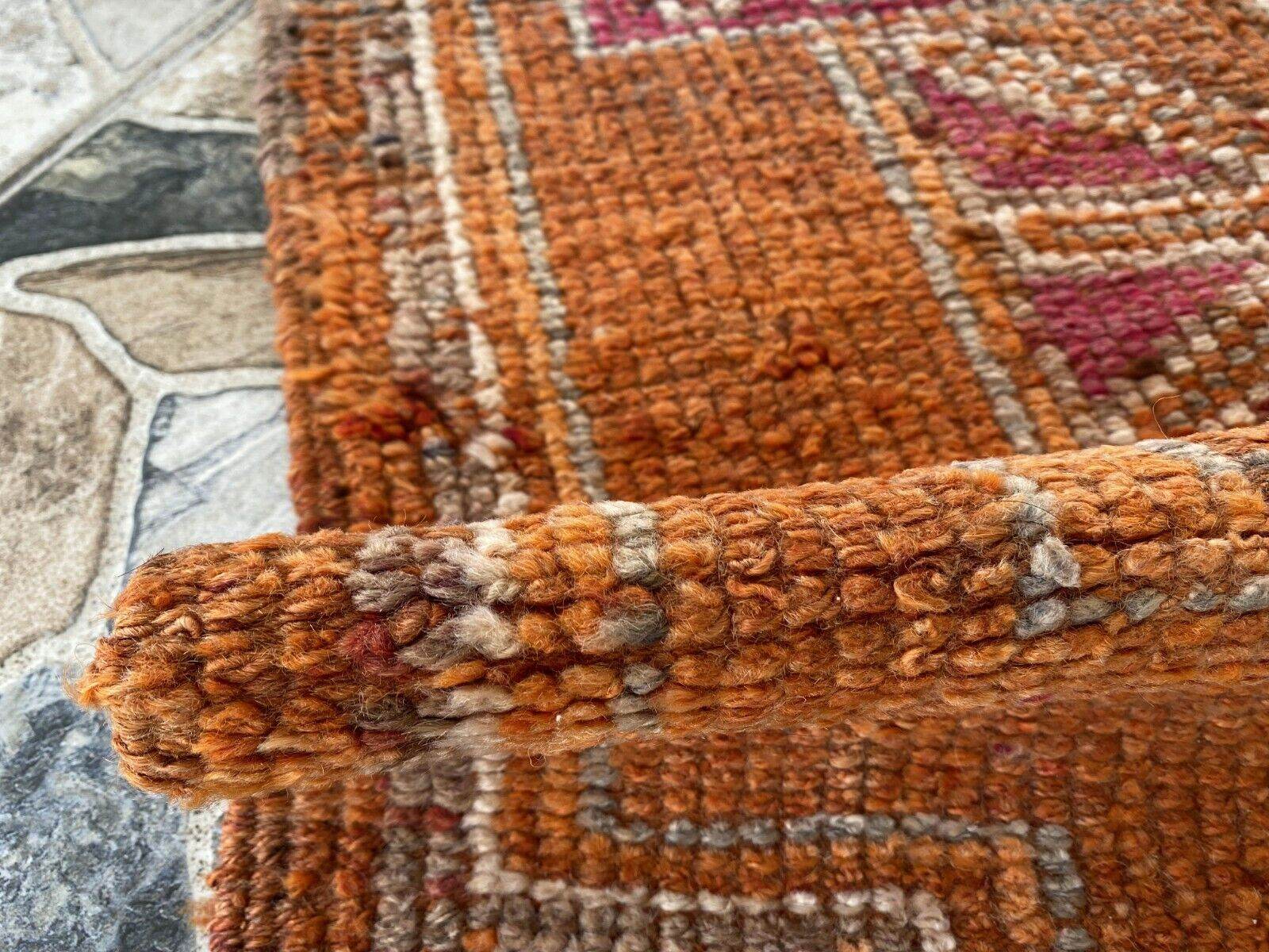 Vintage Kurdish Rug | Tribal Hand-knotted Wool Farmhouse Herki Antique 3 x 11 ft