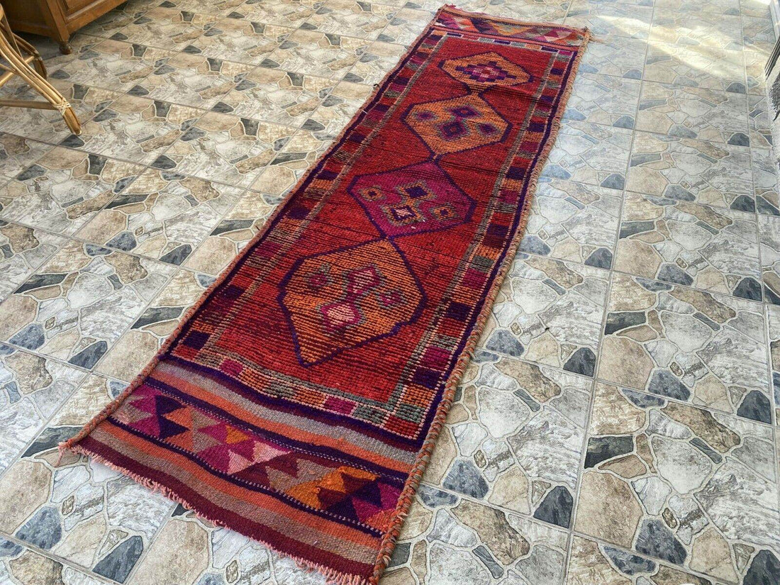 Kurdish Herki Rug | Handmade 1960s Vintage Wool Kilim - Antique Farmhouse Tribal