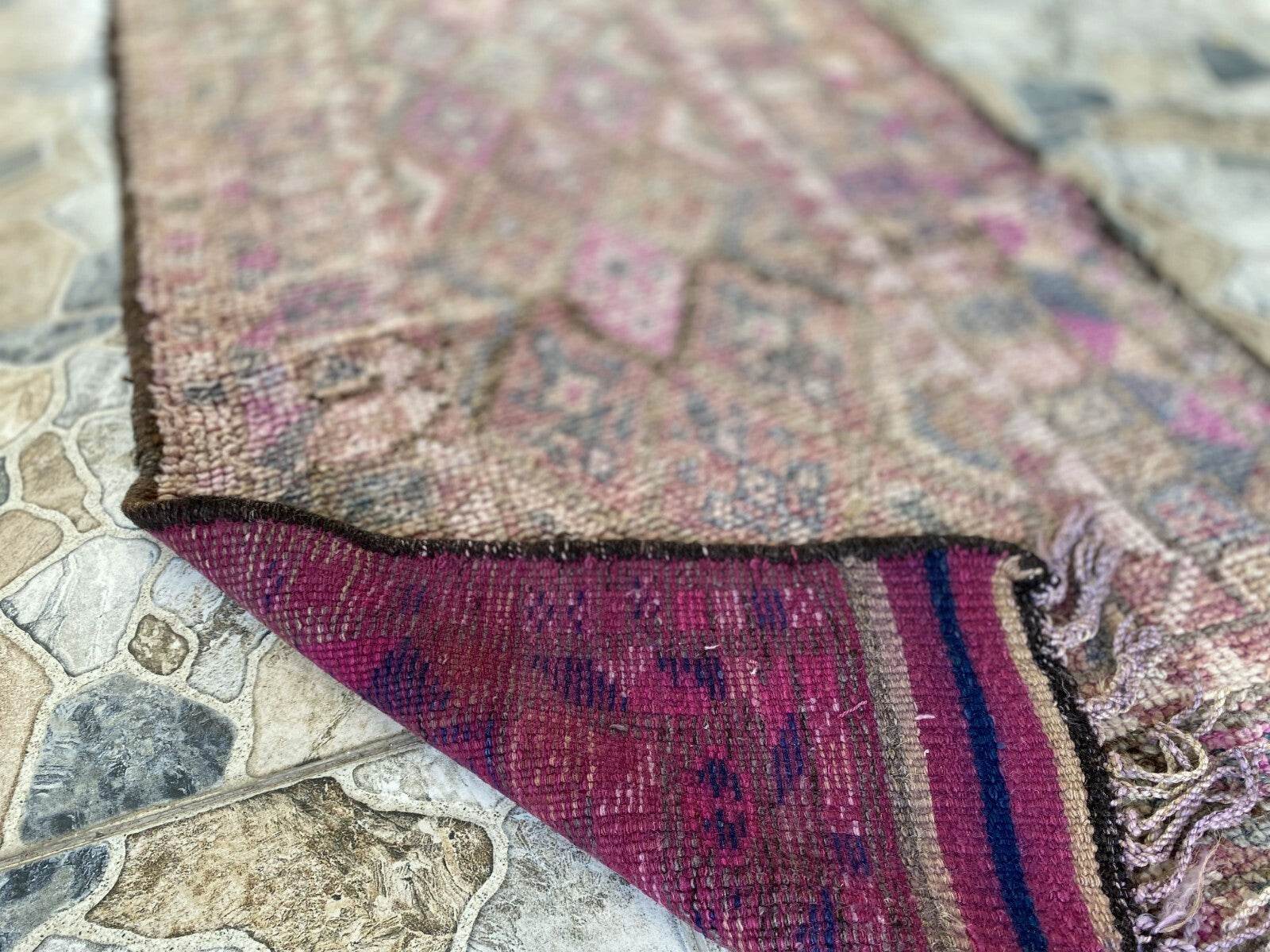 Vintage Herki Rug | Tribal Handmade Turkish Wool Farmhouse Antique Kurdish Rug