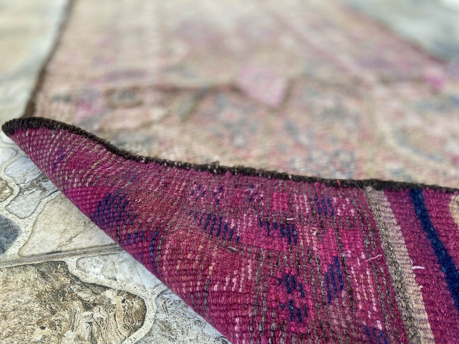 Vintage Herki Rug | Tribal Handmade Turkish Wool Farmhouse Antique Kurdish Rug