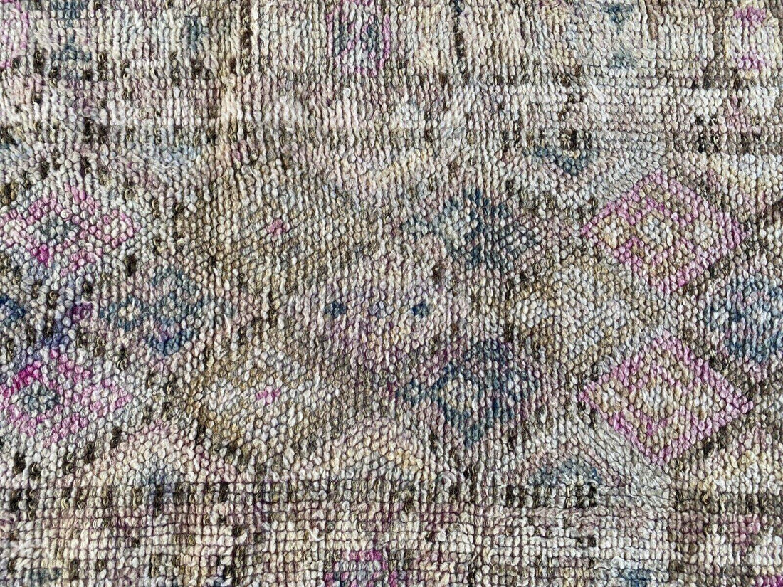 Vintage Herki Rug | Tribal Handmade Turkish Wool Farmhouse Antique Kurdish Rug