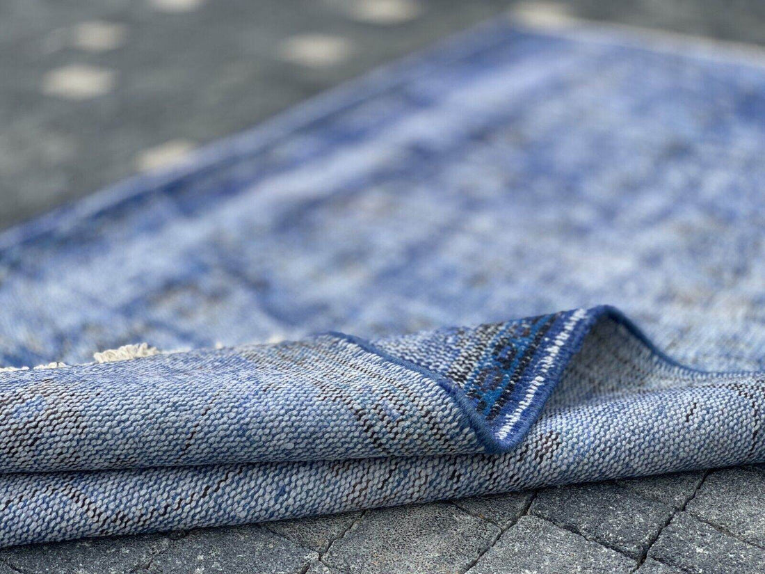 Turkish Vintage Rug,Geometric Farmhouse Vintage Anatolian Village Rug 3.1x6 ft