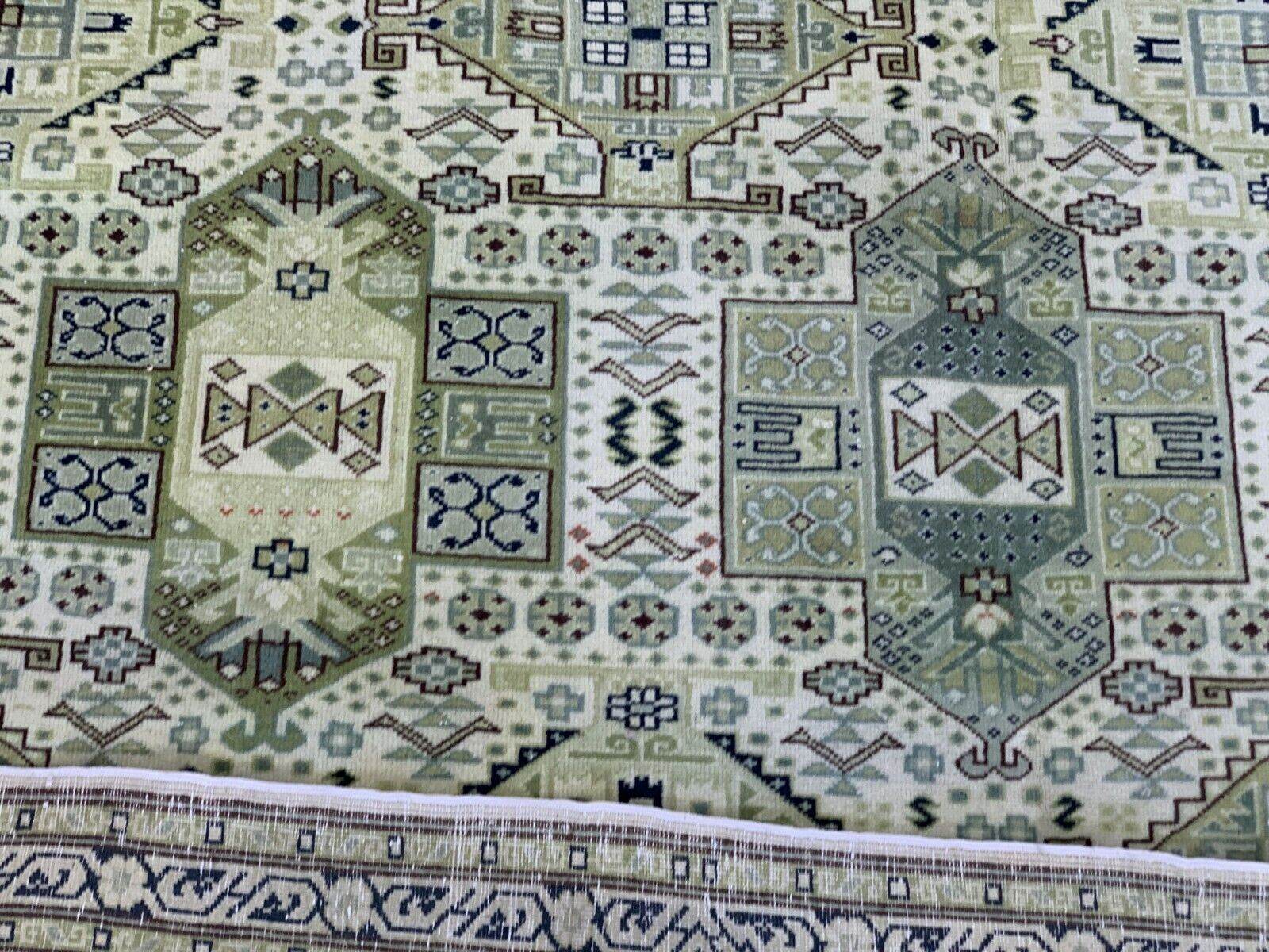 Vintage Turkish Anatolian Area Rug - Handmade 1960s | Rare Oushak Tribal Carpet