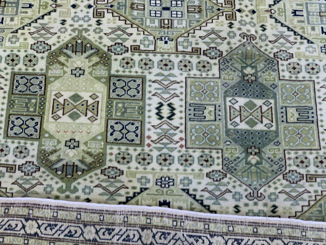 Vintage Turkish Anatolian Area Rug - Handmade 1960s | Rare Oushak Tribal Carpet