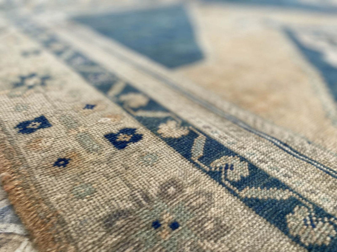 Vintage Turkish Rug | Farmhouse Handmade Wool Farmhouse Carpet Antique 5x11 ft