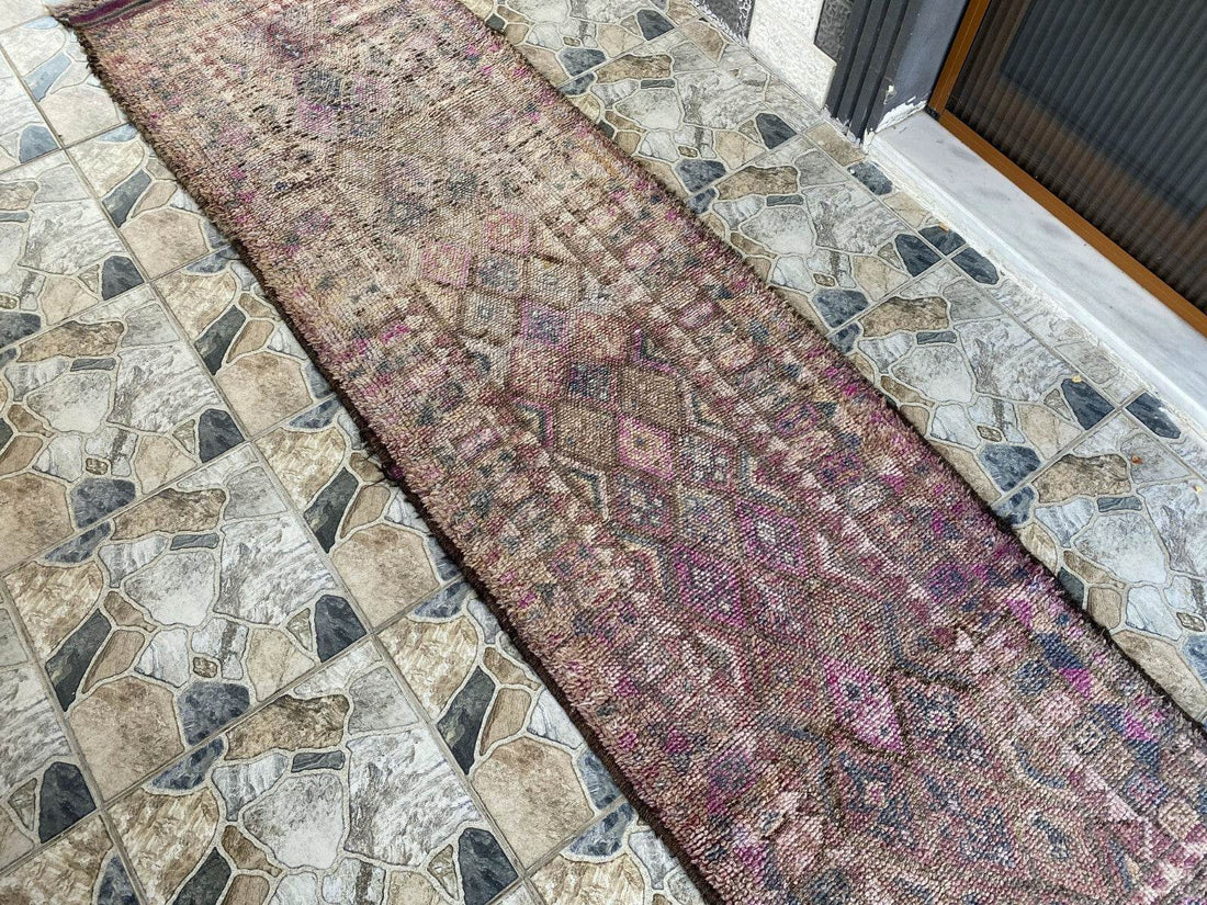 Vintage Herki Rug | Tribal Handmade Turkish Wool Farmhouse Antique Kurdish Rug