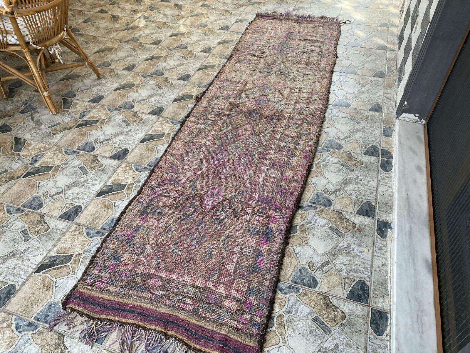 Vintage Herki Rug | Tribal Handmade Turkish Wool Farmhouse Antique Kurdish Rug