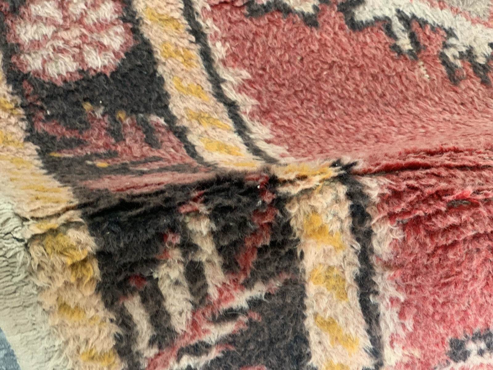 Vintage Turkish Rug | Tribal Handmade Wool Farmhouse Antique Carpet 3.2x 9.1 ft