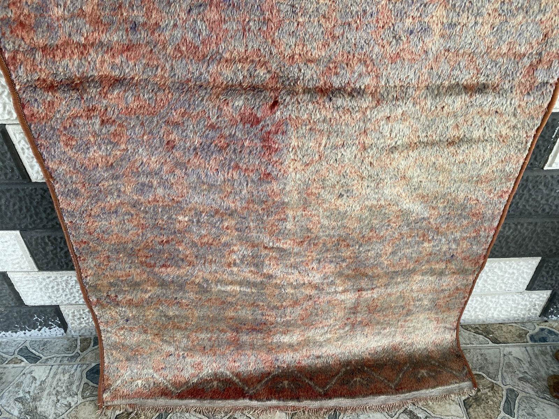 Vintage Turkish Oushak Rug | Anatolian Antique Tribal Hand-Knotted Wool 1960s