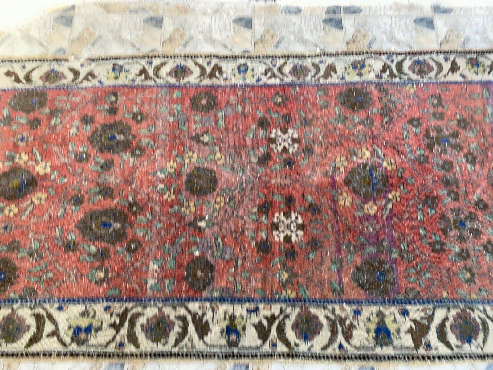 Vintage Turkish Rug | Tribal Handmade Wool Farmhouse Antique Area Aesthetic Rugs