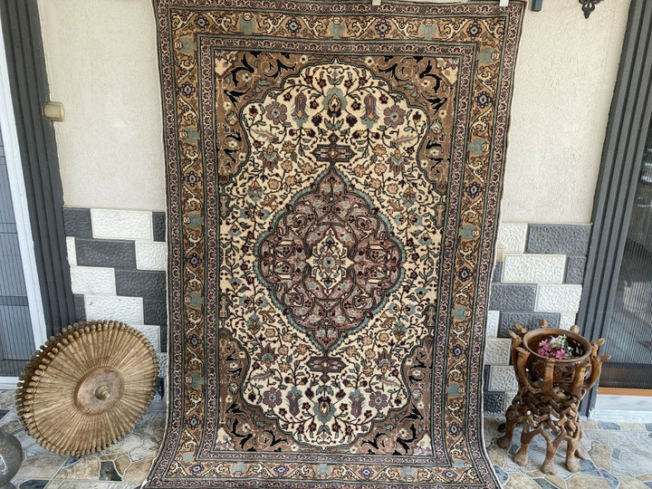 Pre 1980’s ANTIQUE ANATOLIAN TURKISH VINTAGE AREA RUG - GEOMETRIC TRIBAL KAYSERI