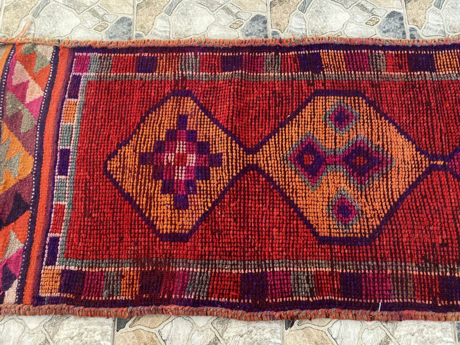 Kurdish Herki Rug | Handmade 1960s Vintage Wool Kilim - Antique Farmhouse Tribal