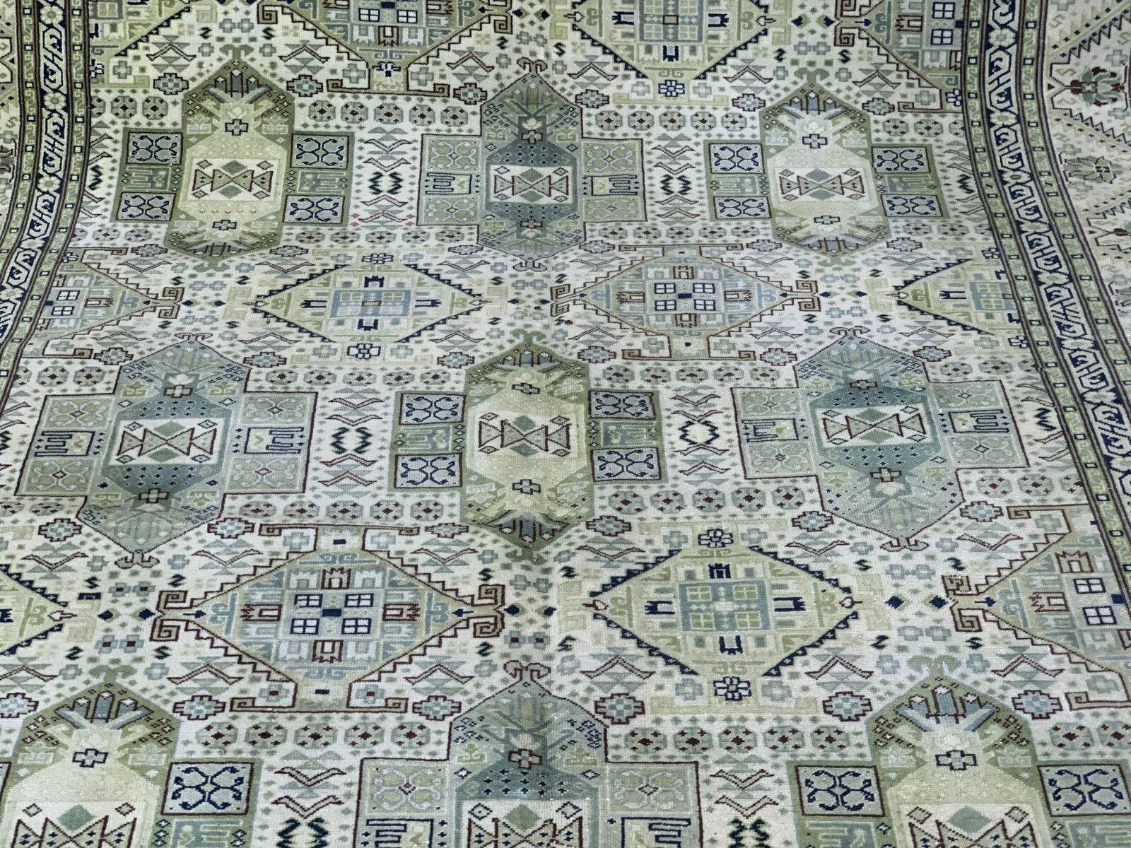 Vintage Turkish Anatolian Area Rug - Handmade 1960s | Rare Oushak Tribal Carpet