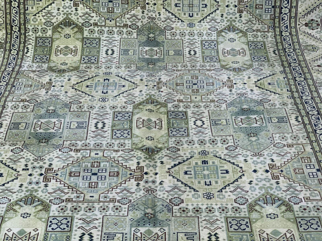 Vintage Turkish Anatolian Area Rug - Handmade 1960s | Rare Oushak Tribal Carpet