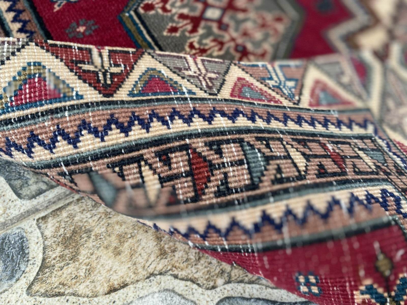 Vintage Turkish Oushak Rug | 3x5.1 ft | Wool Antique Tribal Handmade Area Rug