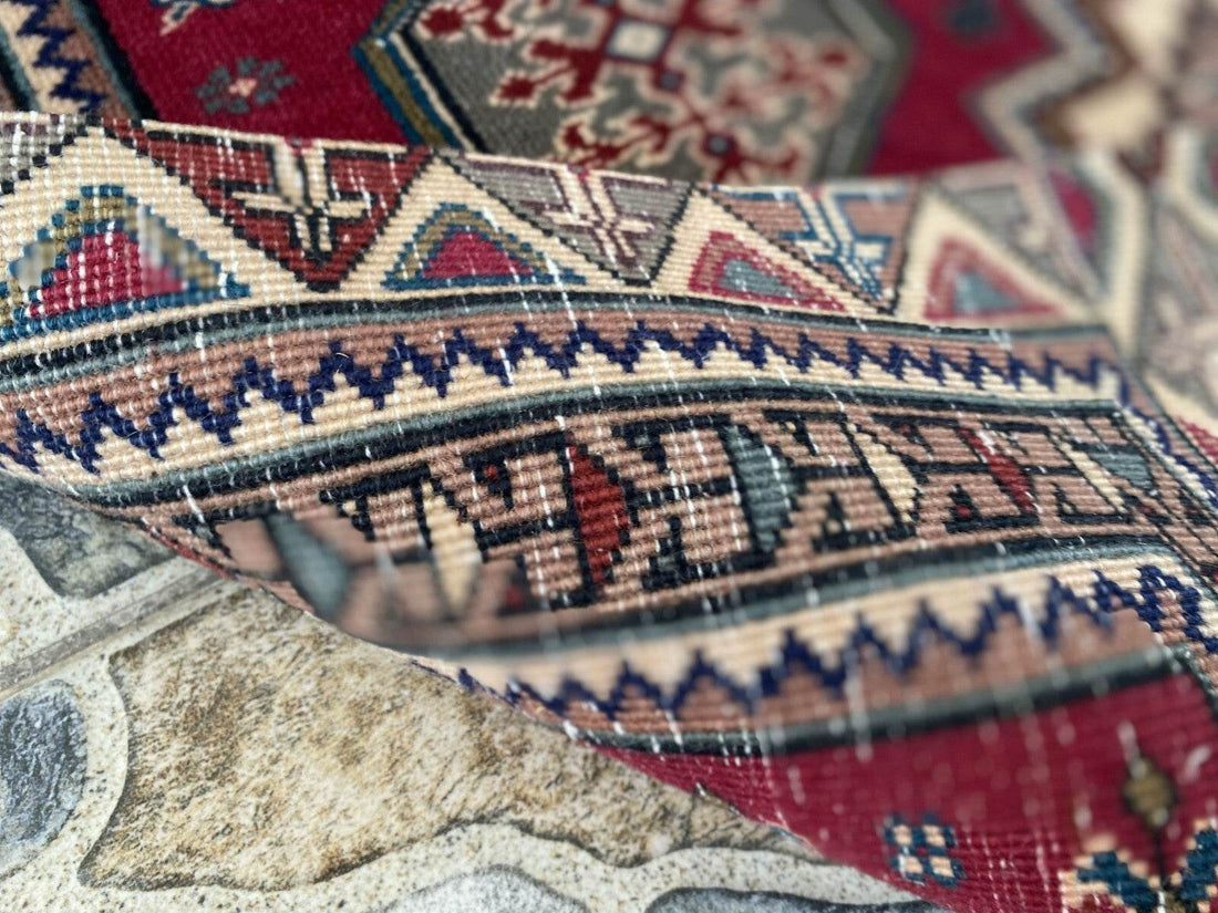 Vintage Turkish Oushak Rug | 3x5.1 ft | Wool Antique Tribal Handmade Area Rug