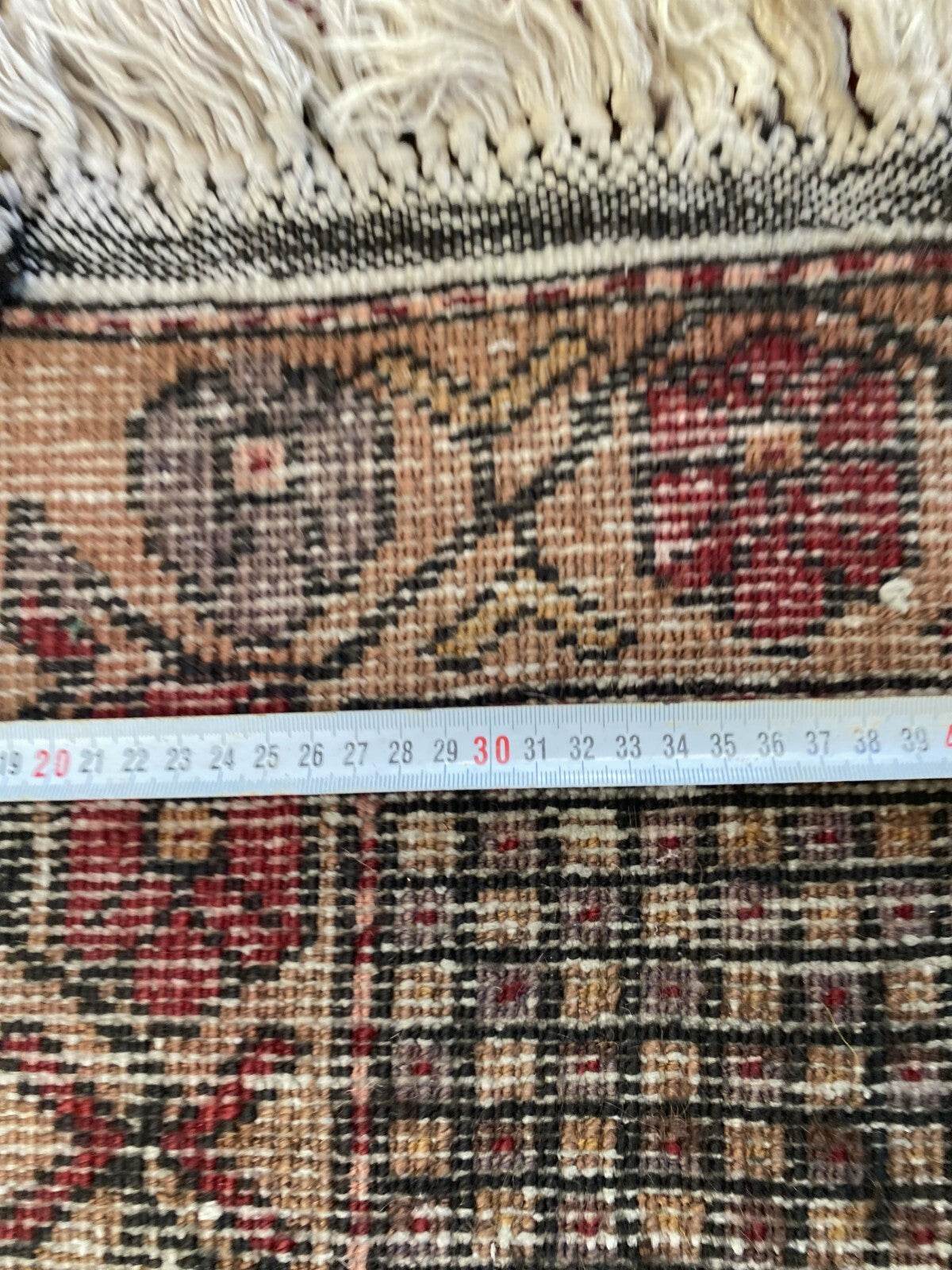 Pre 1980’s ANTIQUE ANATOLIAN FARMHOUSE RUG - GEOMETRIC TRIBAL TURKISH VINTAGE