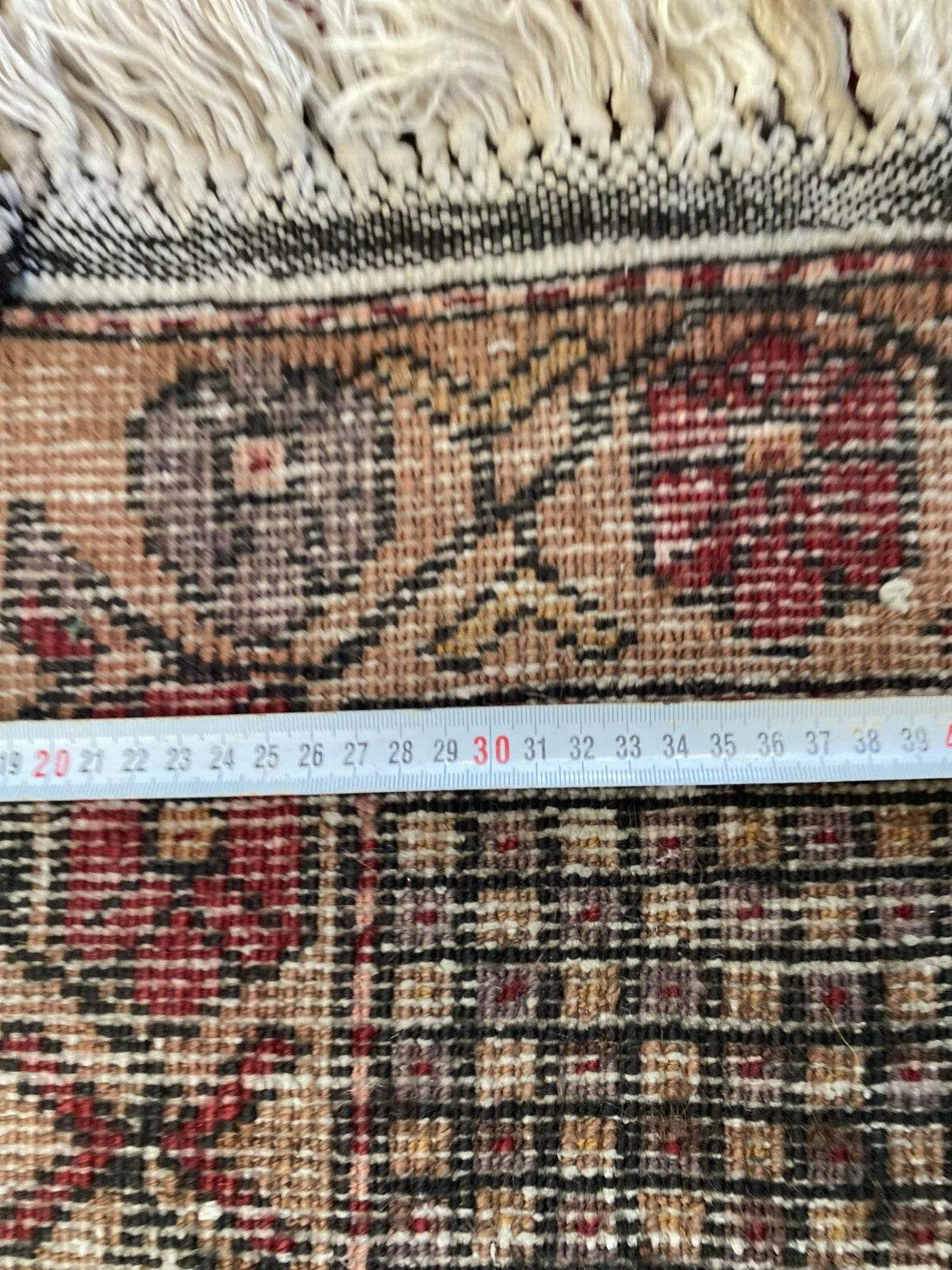 Pre 1980’s ANTIQUE ANATOLIAN FARMHOUSE RUG - GEOMETRIC TRIBAL TURKISH VINTAGE