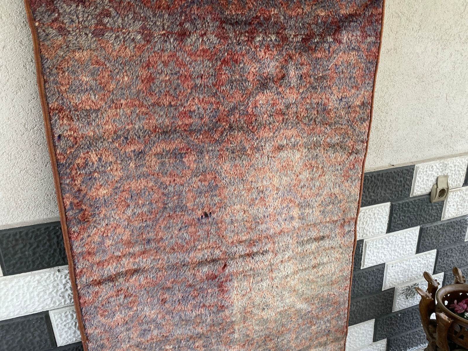 Vintage Turkish Oushak Rug | Anatolian Antique Tribal Hand-Knotted Wool 1960s