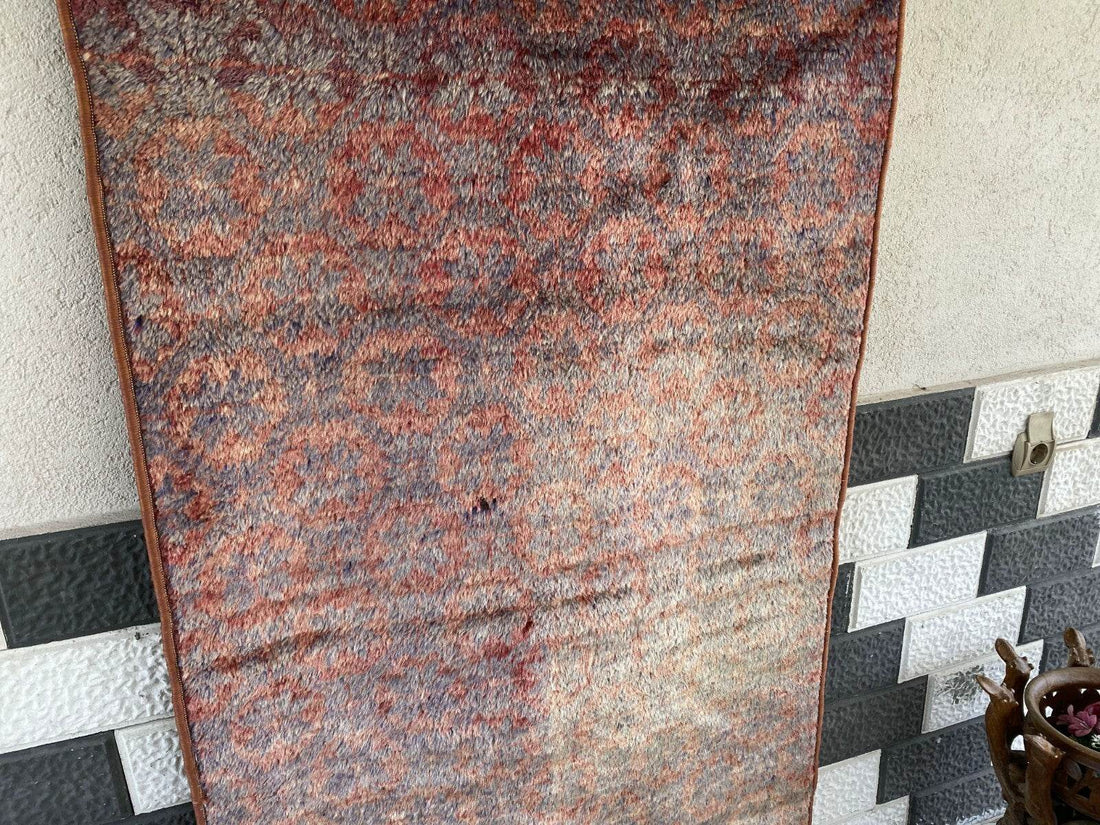 Vintage Turkish Oushak Rug | Anatolian Antique Tribal Hand-Knotted Wool 1960s