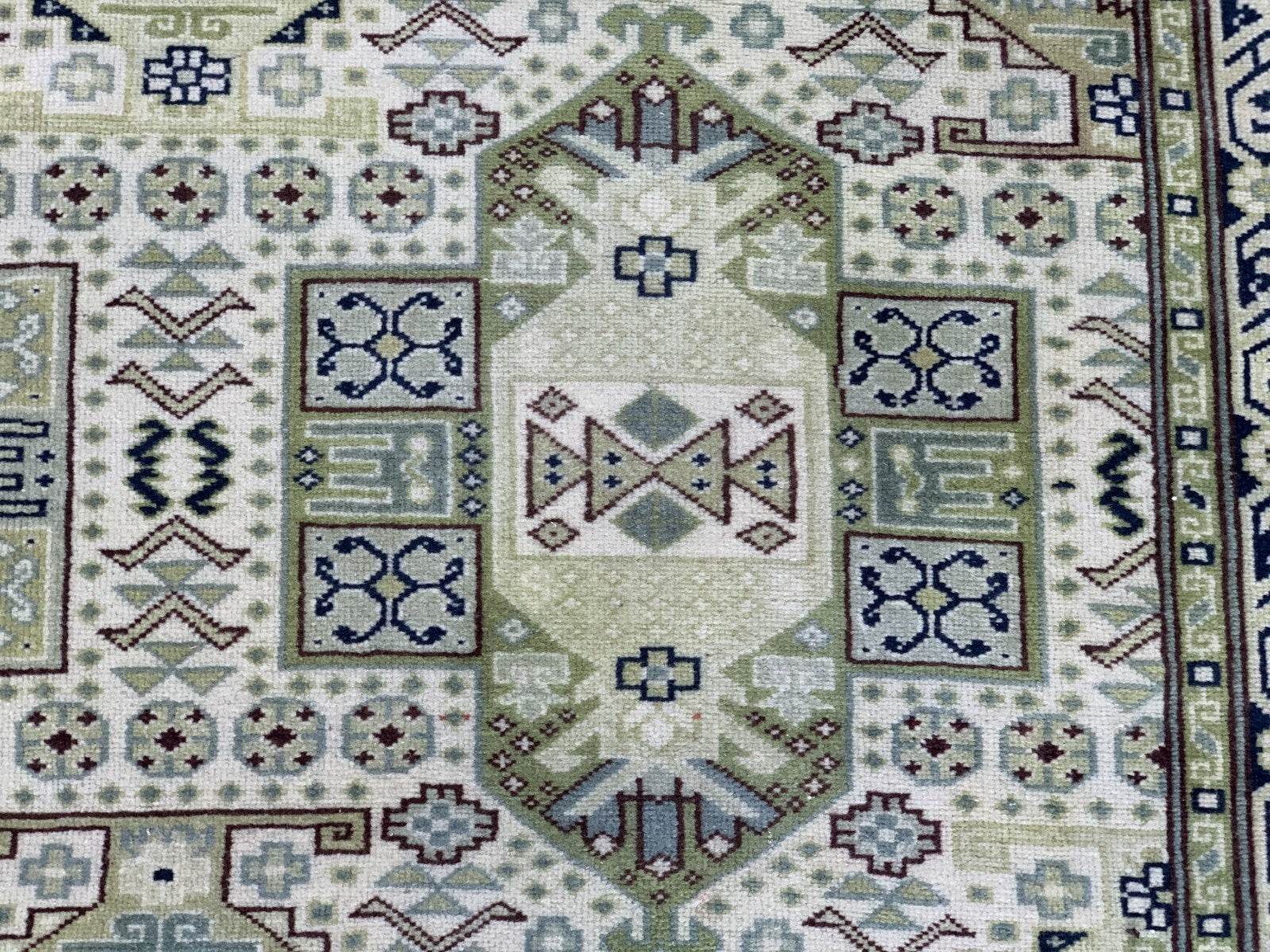 Vintage Turkish Anatolian Area Rug - Handmade 1960s | Rare Oushak Tribal Carpet