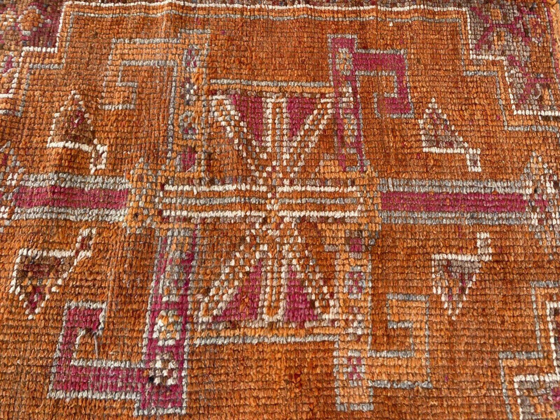 Vintage Kurdish Rug | Tribal Hand-knotted Wool Farmhouse Herki Antique 3 x 11 ft