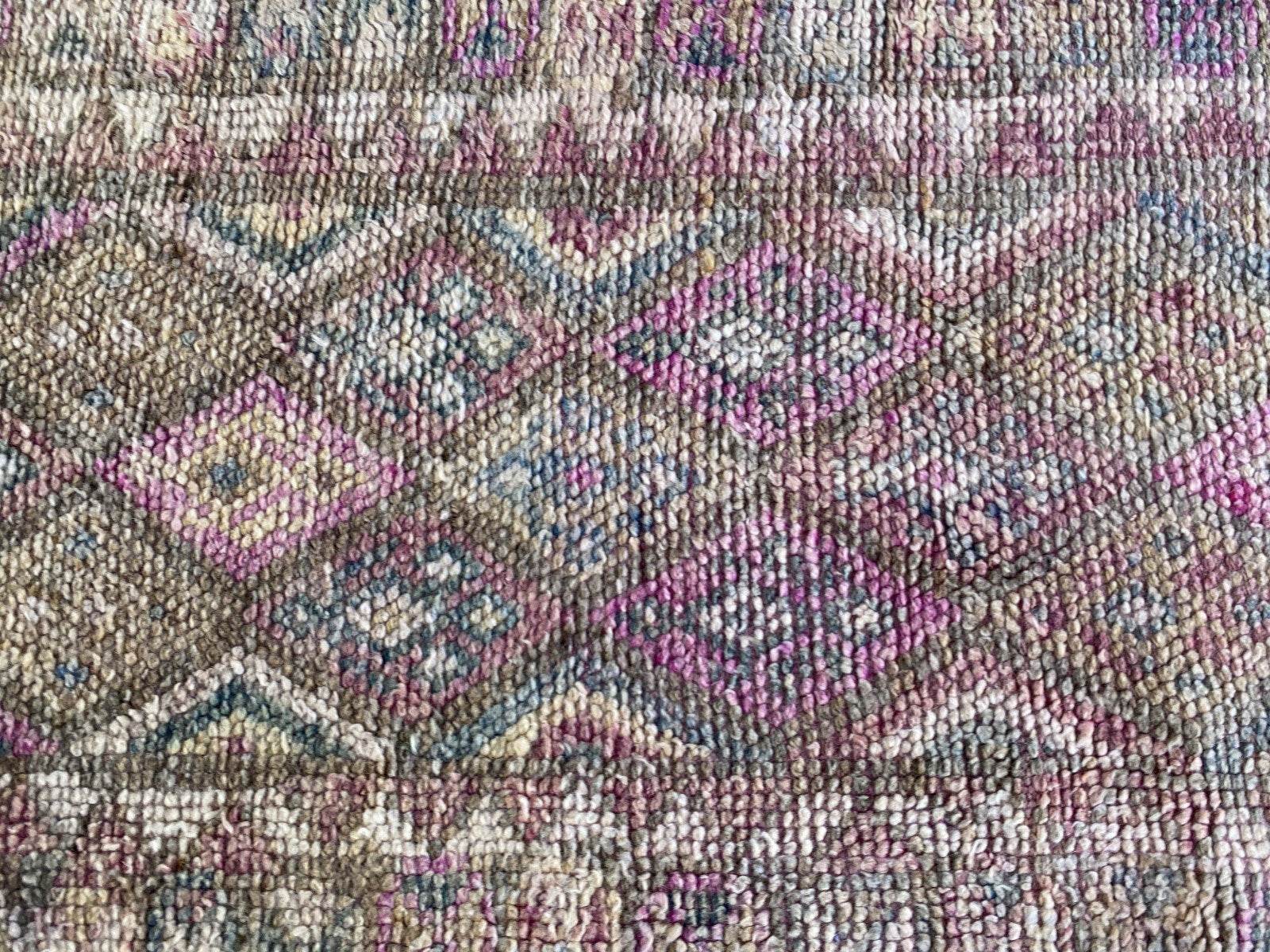 Vintage Herki Rug | Tribal Handmade Turkish Wool Farmhouse Antique Kurdish Rug