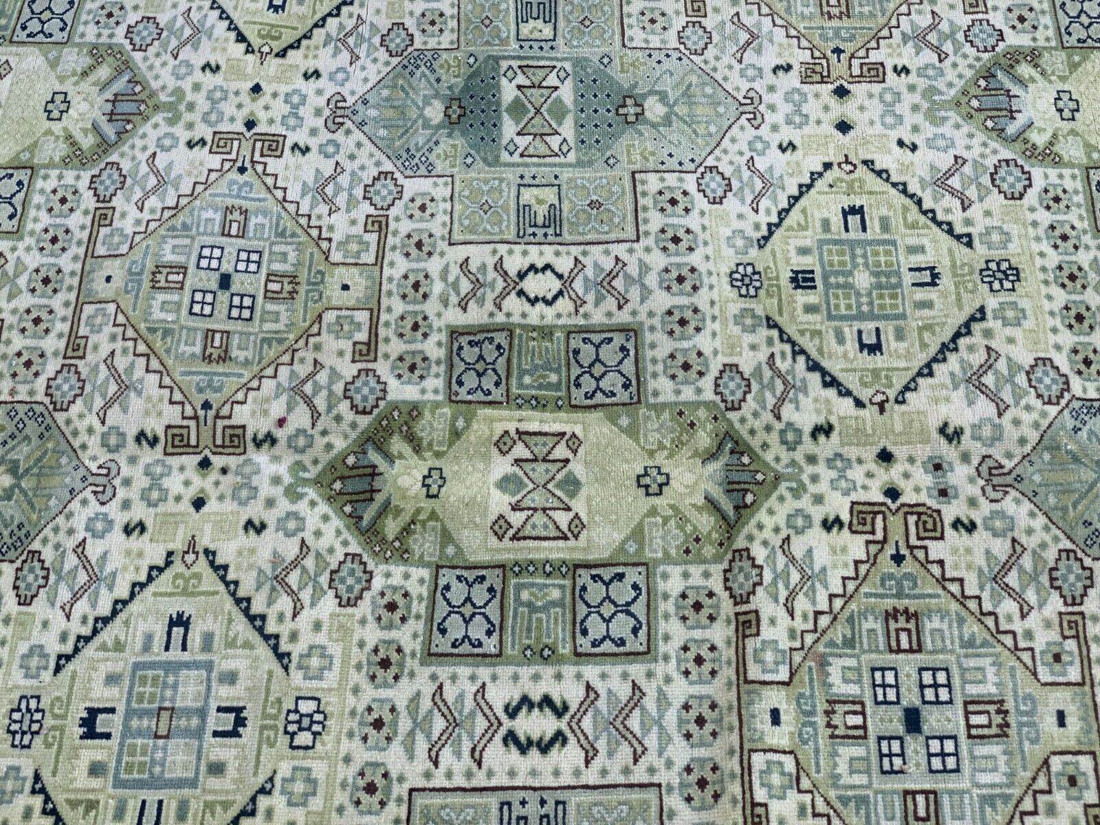 Vintage Turkish Anatolian Area Rug - Handmade 1960s | Rare Oushak Tribal Carpet