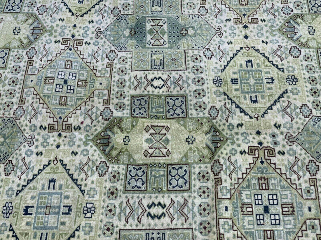 Vintage Turkish Anatolian Area Rug - Handmade 1960s | Rare Oushak Tribal Carpet