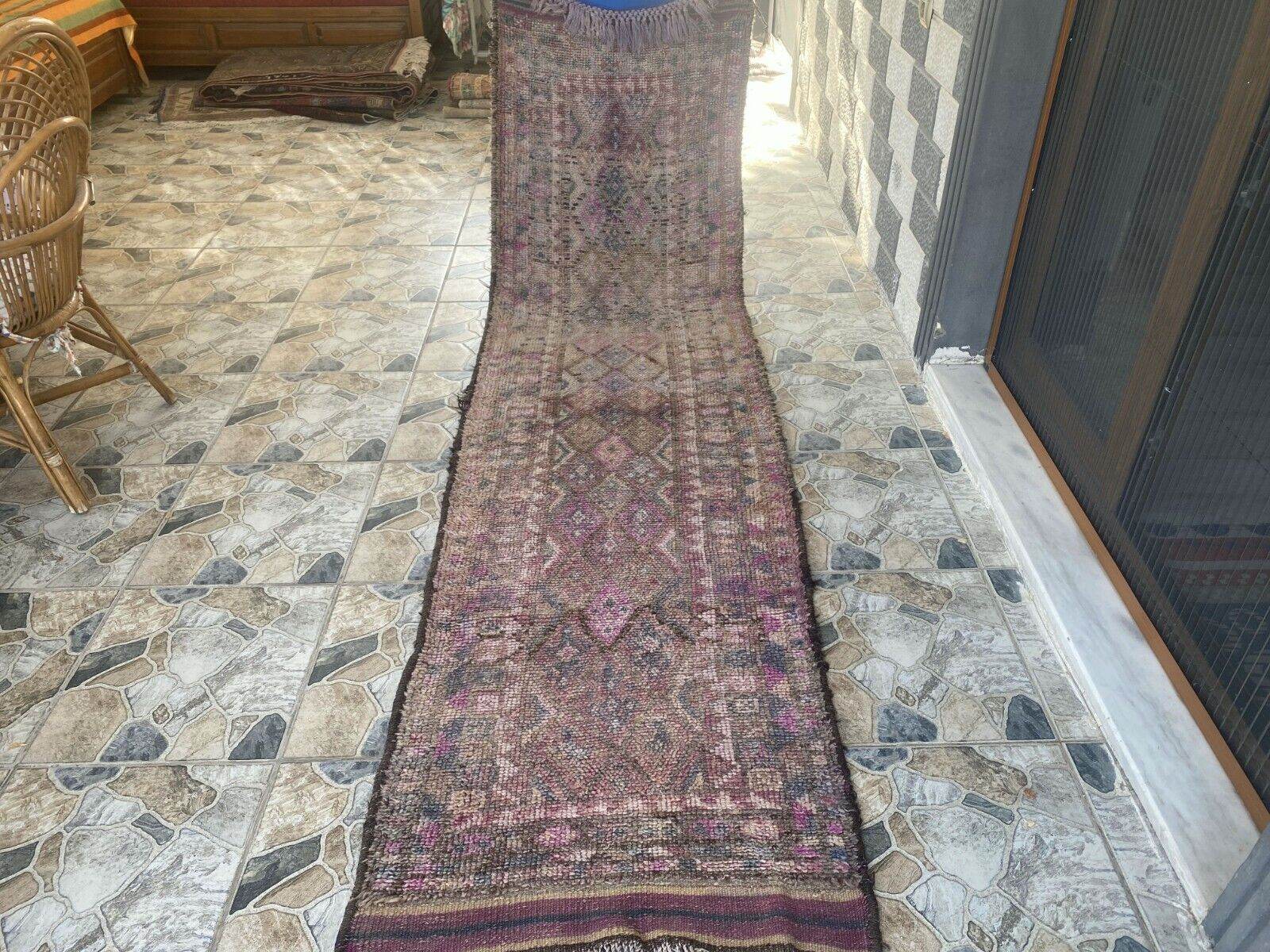 Vintage Herki Rug | Tribal Handmade Turkish Wool Farmhouse Antique Kurdish Rug