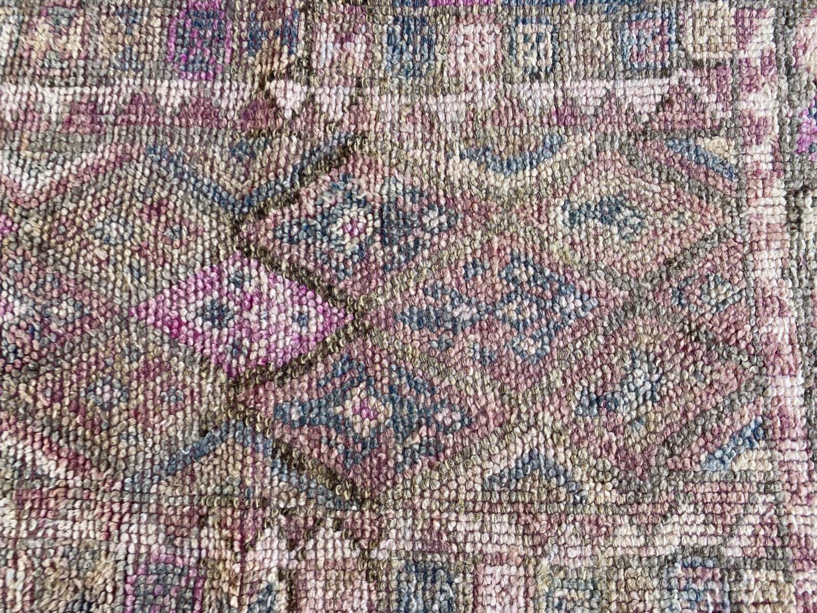 Vintage Herki Rug | Tribal Handmade Turkish Wool Farmhouse Antique Kurdish Rug